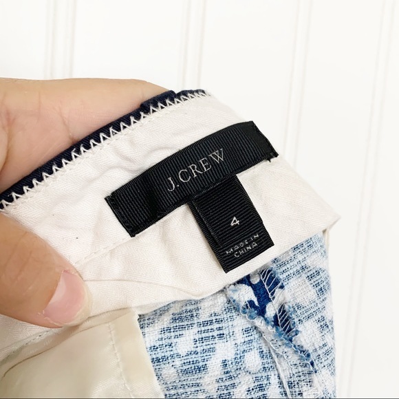 J. Crew Size 4 Abstract Diamond Shorts - Picture 4 of 5